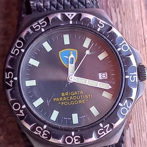 Vintage Diver Breitling DPW Military Paratroopers Brigata 